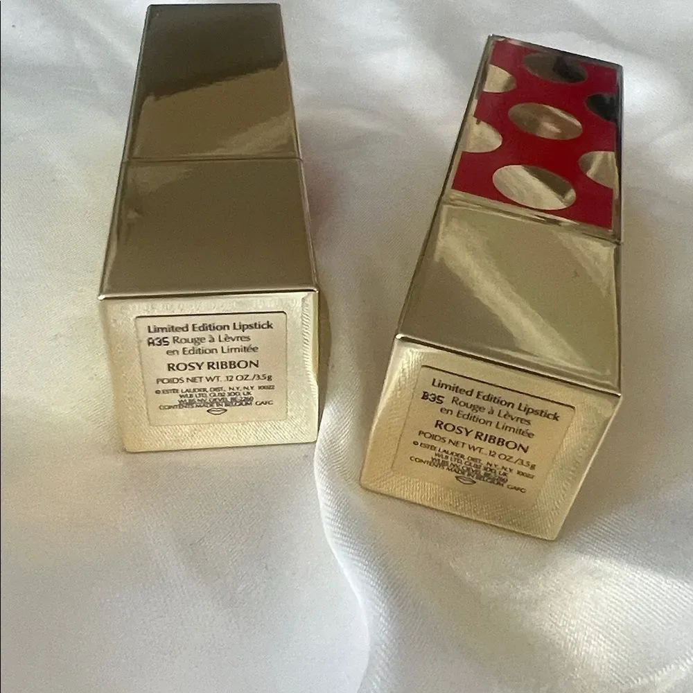 Estée Lauder set of Rosy Velvet Ribbon Lipsticks - New